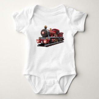 Klassiek rood stoomtrein - Avontuur Kids T-shirt