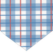 Klassiek Rood Wit Blauw 4th juli geruite tafelklee Tafelkleed (Gekanteld)