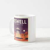 Klassiek Roswell New Mexico Koffiemok (Voorkant links)