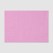 Klassiek roze geruit tissuepapier (Voorkant)