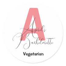 Klassiek Roze, naam en initiële vrijgezellenfeestj