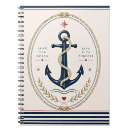 Klassiek Sailorcore Nautisch Notitieboek
