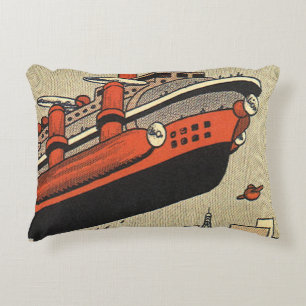 Klassiek scheepsmodel Sciencefiction-cruiseschip H Accent Kussen