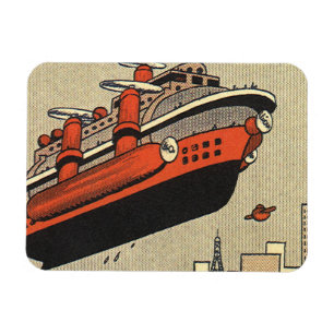 Klassiek scheepvaart Cruise Schepen Helicopter Magneet