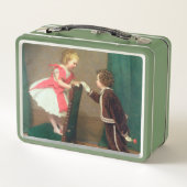  Klassiek schilderen van Victoriaans kinderen (Achterkant)