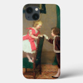  Klassiek schilderen van Victoriaans kinderen Case-Mate iPhone Case (Achterkant)