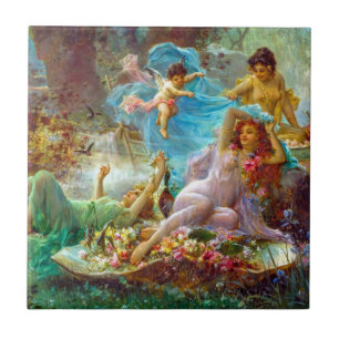 Klassiek schilderij Keramische Tegel Tegeltje