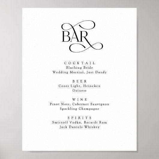 Klassiek script het streepjesverbindingspaneel Dri Poster (Voorkant)