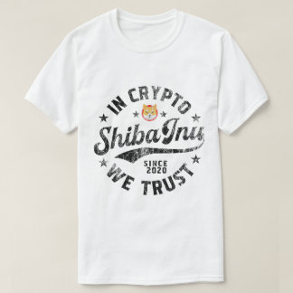 Klassiek Shiba Inu Crypto-ontwerp T-shirt