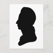 Klassiek silhouet briefkaart (Voorkant)