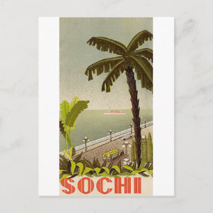 Klassiek Sochi Marine Station Fijne Kunst Reis Briefkaart