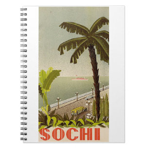 Klassiek Sochi Marine Station Fijne Kunst Reis Notitieboek
