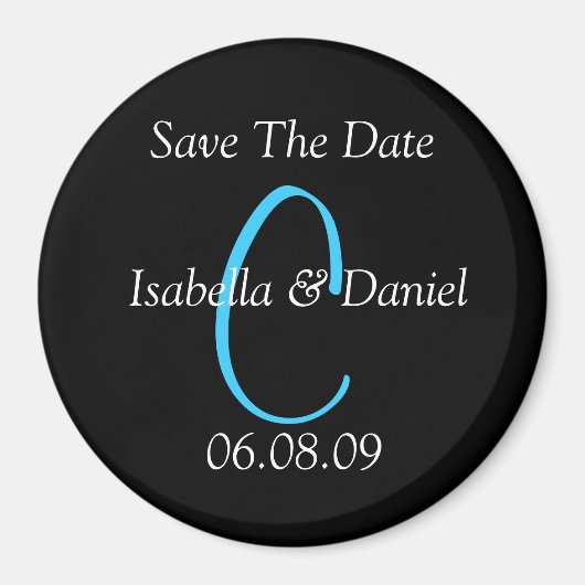 Klassiek sparen de Dates Magnet Magneet (Voorkant)