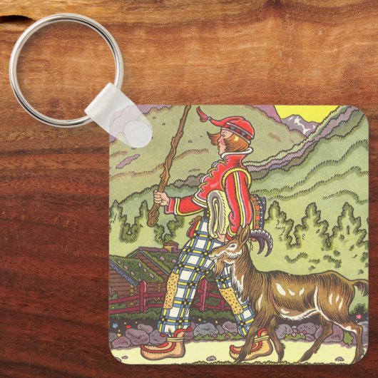 Klassiek sprookje, Jongen en de Noordenwind, Hauma Sleutelhanger (Voorkant)