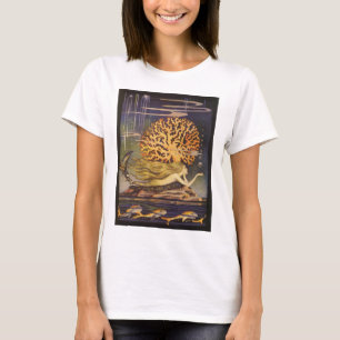 Klassiek sprookje, Kleine Zeemeermin in Oceaan Kor T-shirt