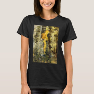 Klassiek sprookje, Rapunzel met lang blond haar T-shirt