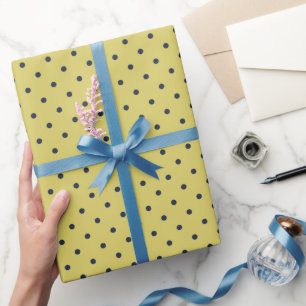 Klassiek stippenpatroon cadeaupapier rol