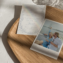 Klassiek Stofblauw Wit Boho Bloemig Foto Huwelijk