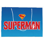 Klassiek Superman Vet Logo Groot Cadeauzakje (Achterkant)