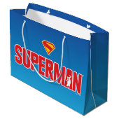 Klassiek Superman Vet Logo Groot Cadeauzakje (Achterkant Gekanteld)