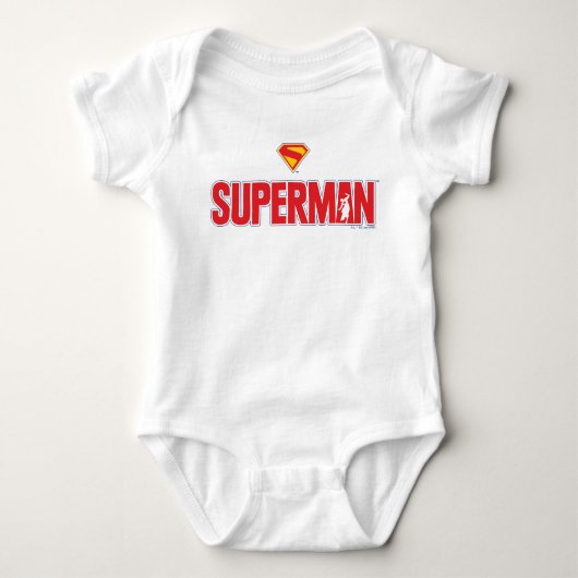 Klassiek Superman Vet Logo Romper (Voorkant)