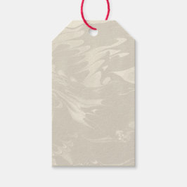 Klassiek Swirl Marble patroon Cadeaulabel