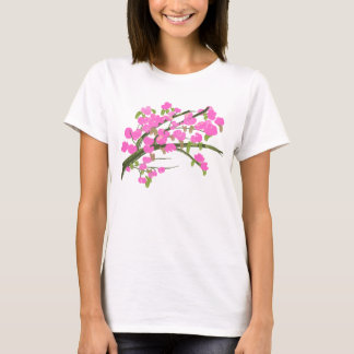 Klassiek T-shirt met bloem Design