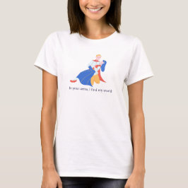 Klassiek T-shirt met romantische sfeer