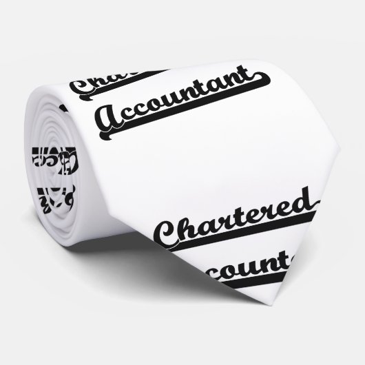 Klassiek taakontwerp van de hoofdaccountant stropdas (Opgerold)