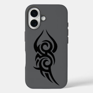 Klassiek tattoo geïnspireerd lijngerelateerd ontwe iPhone 16 hoesje