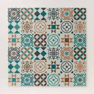 Klassiek Tegel Pattern Legpuzzel