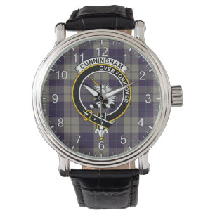 Klassiek Timeless Clan Cunningham Dress Blue Tarta Horloge