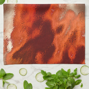 Klassiek tot gekleurd in tinten van intens rood & theedoek