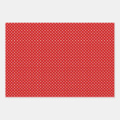 Klassiek traditioneel rood groen wit gingham inpakpapier vel (Voorkant 2)