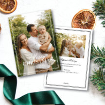 Klassiek typografisch vrolijk kerstfeest eenvoudig