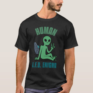 Klassiek UFO-raadsel T-shirt