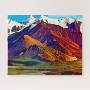 Klassiek USA Alaska Mt Mckinley nationaal park Legpuzzel