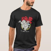 Klassiek van de Bone van de Retro T-shirt (Voorkant)