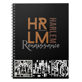 Klassiek verfijnd Harlem Renaissance Spelen Notitieboek