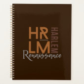 Klassiek verfijnd Harlem Renaissance Spelen Planner (Voorkant)