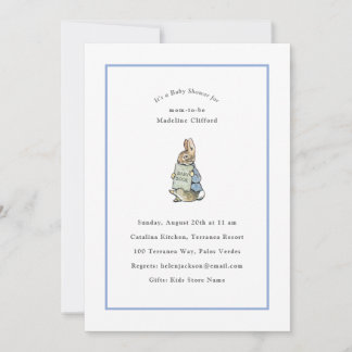 Klassiek Verhaalboek Konijn Gingham Vintage Baby Kaart