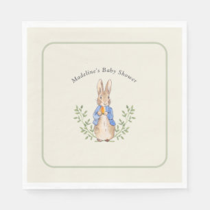Klassiek Verhaalboek Konijn Salie Ouderwetse Baby  Servet