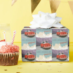 Klassiek Verhuizen Naar Los Angeles Californië Cad Cadeaupapier