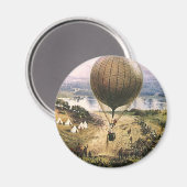 Klassiek Vervoer, Heet Luchtballon Luchtballonnen Magneet (Voorkant / Achterkant)