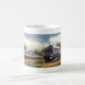 Klassiek Vervoer, Moderne Zilveren Hogesnelheidstr Koffiemok (Center)