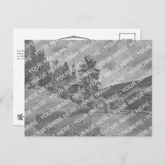 Klassiek Victoriaans Briefkaart Terug -  (Voorkant / Achterkant)