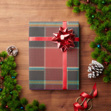 Klassiek Vintage Rood Buffalo Plaid Kerstmis