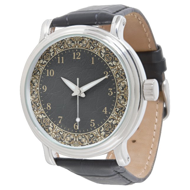Klassiek Vintage Sierobject Horloge (Gekanteld)