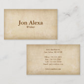 Klassiek Visitekaartje (Voorkant / Achterkant)