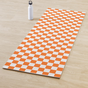 Klassiek visuele zalm schaakbord  yogamat